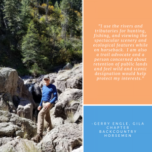 Gerry Engle, Gila Chapter Backcountry Horsemen