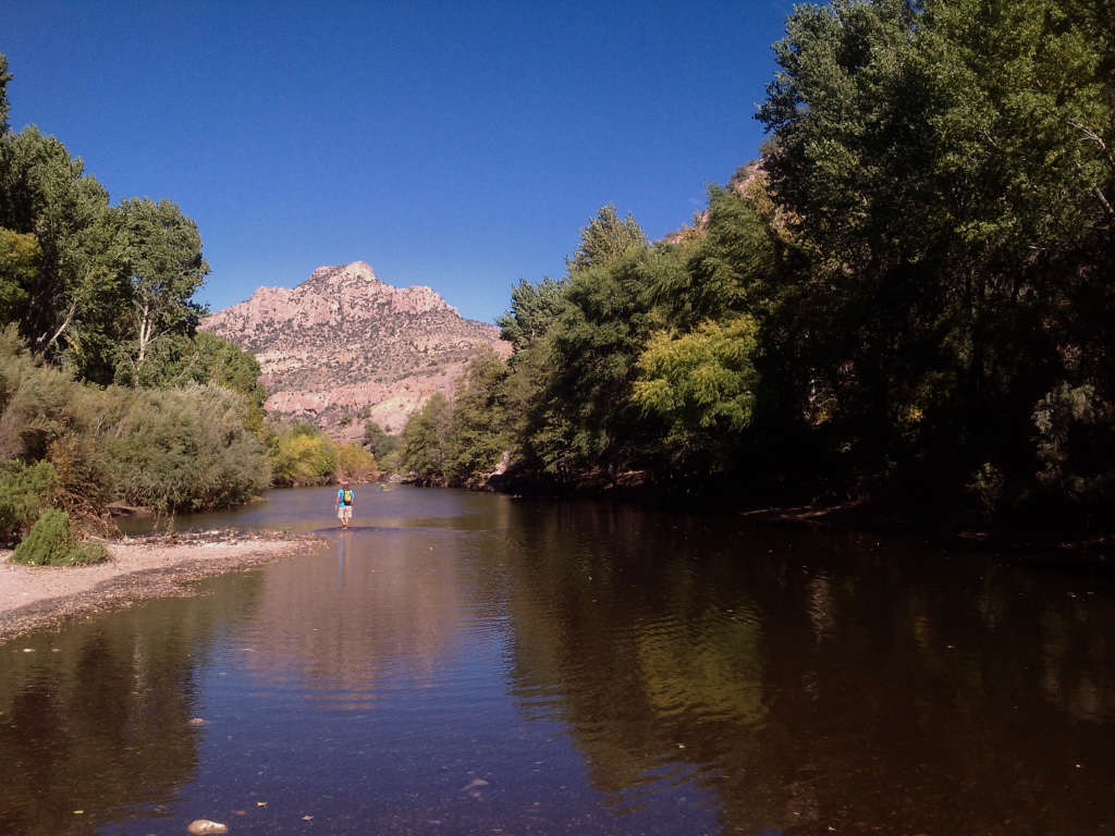 Mogollon Box of the Gila River.